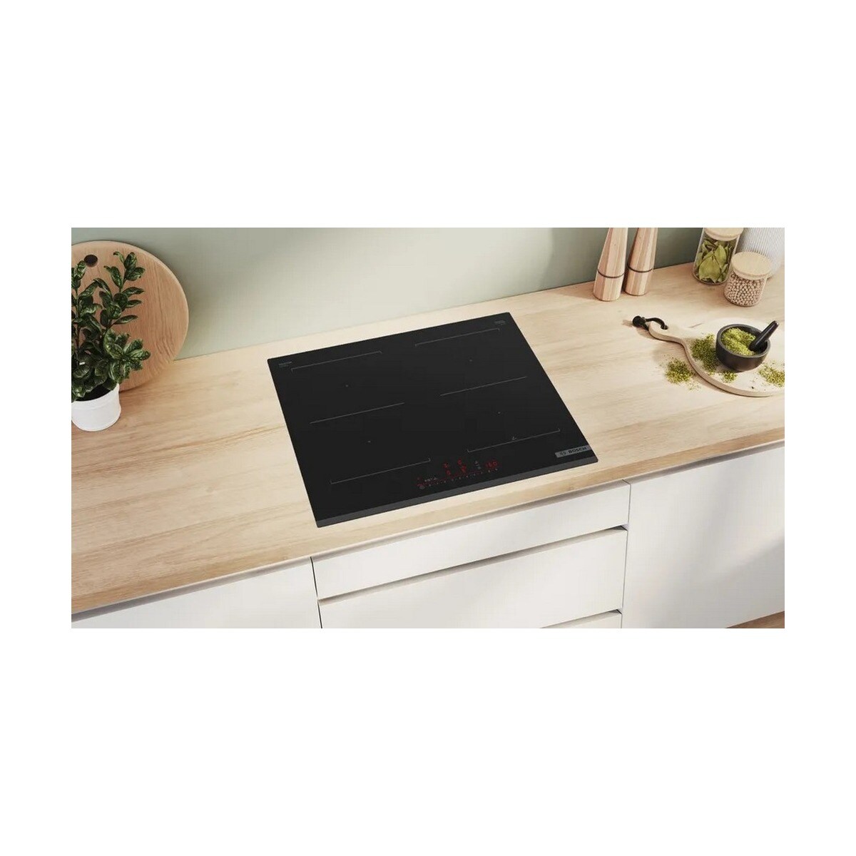 Placa de Indução Bosch Serie 6 PVQ631HC1E de 4 Zonas e de 60 cm - Preto Preto-4