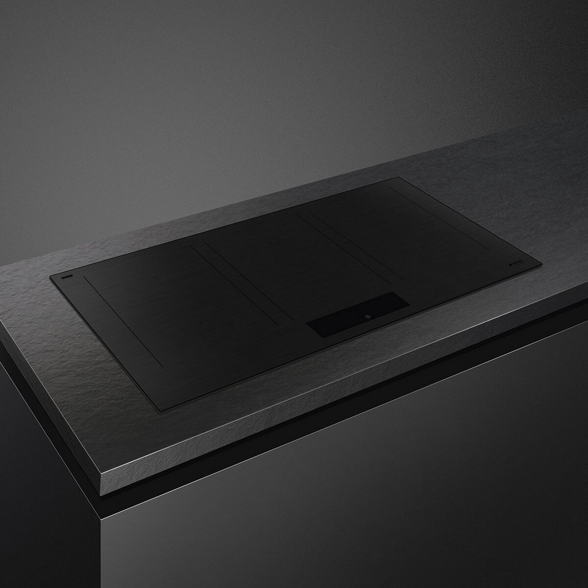 Placa de Indução Smeg Classica SIM3964MB de 6 Zonas e de 90 cm - Preto Mate Preto-2