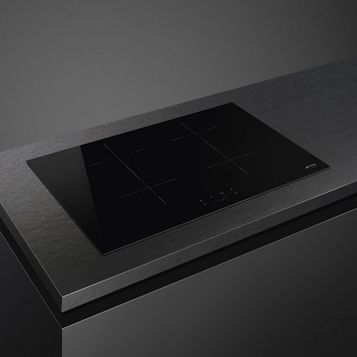 Placa de Indução Smeg Universal SIB2741D de 4 Zonas e de 70/75 cm - Preto Preto-2