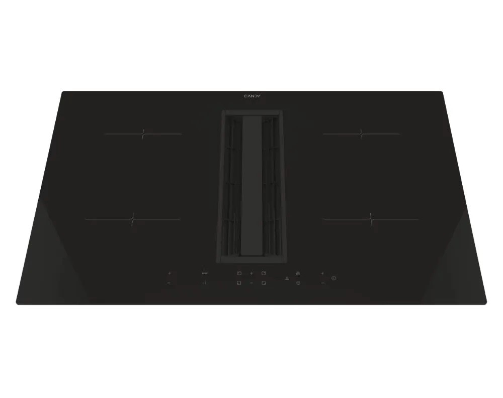 Placa de Indução com Exaustor Integrado Candy CIH8I4CF de 4 Zonas, Cook e de 83 cm - Preto Preto-3