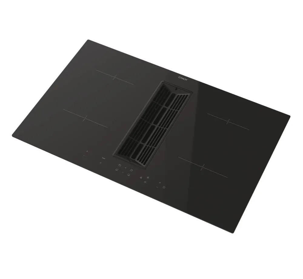 Placa de Indução com Exaustor Integrado Candy CIH8I4CF de 4 Zonas, Cook e de 83 cm - Preto Preto-4