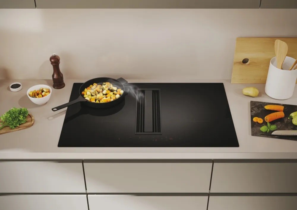 Placa de Indução com Exaustor Integrado Candy CIH8I4CF de 4 Zonas, Cook e de 83 cm - Preto Preto-7