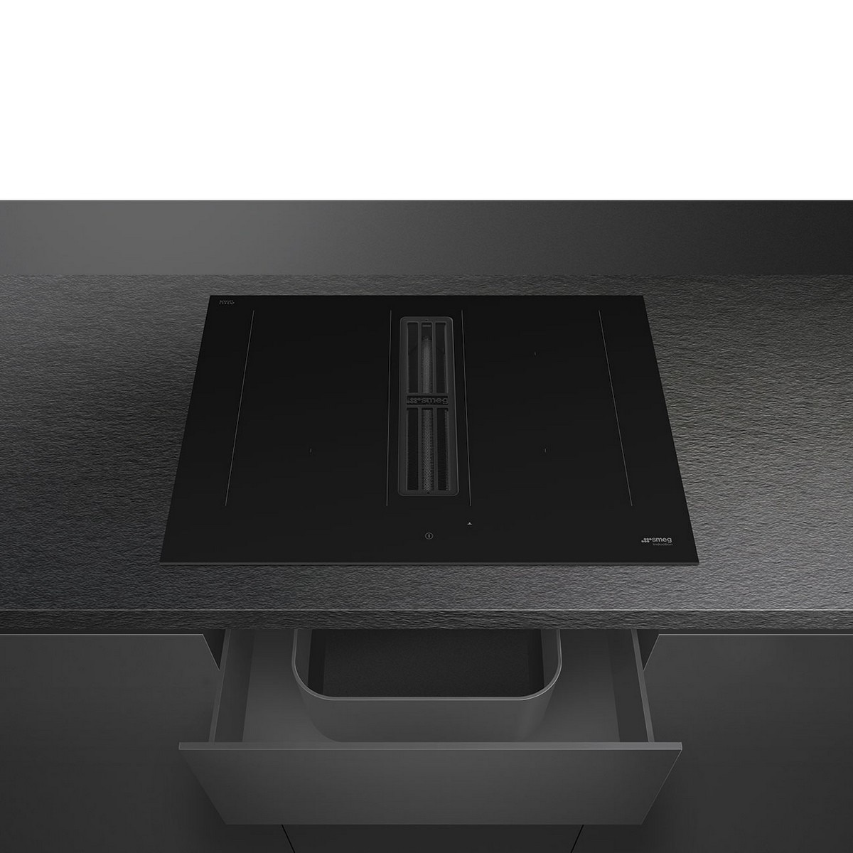 Placa de Indução com Exaustor Integrado Smeg Universal HOBD472D2 de 4 Zonas e de 70 cm - Preto Preto-5