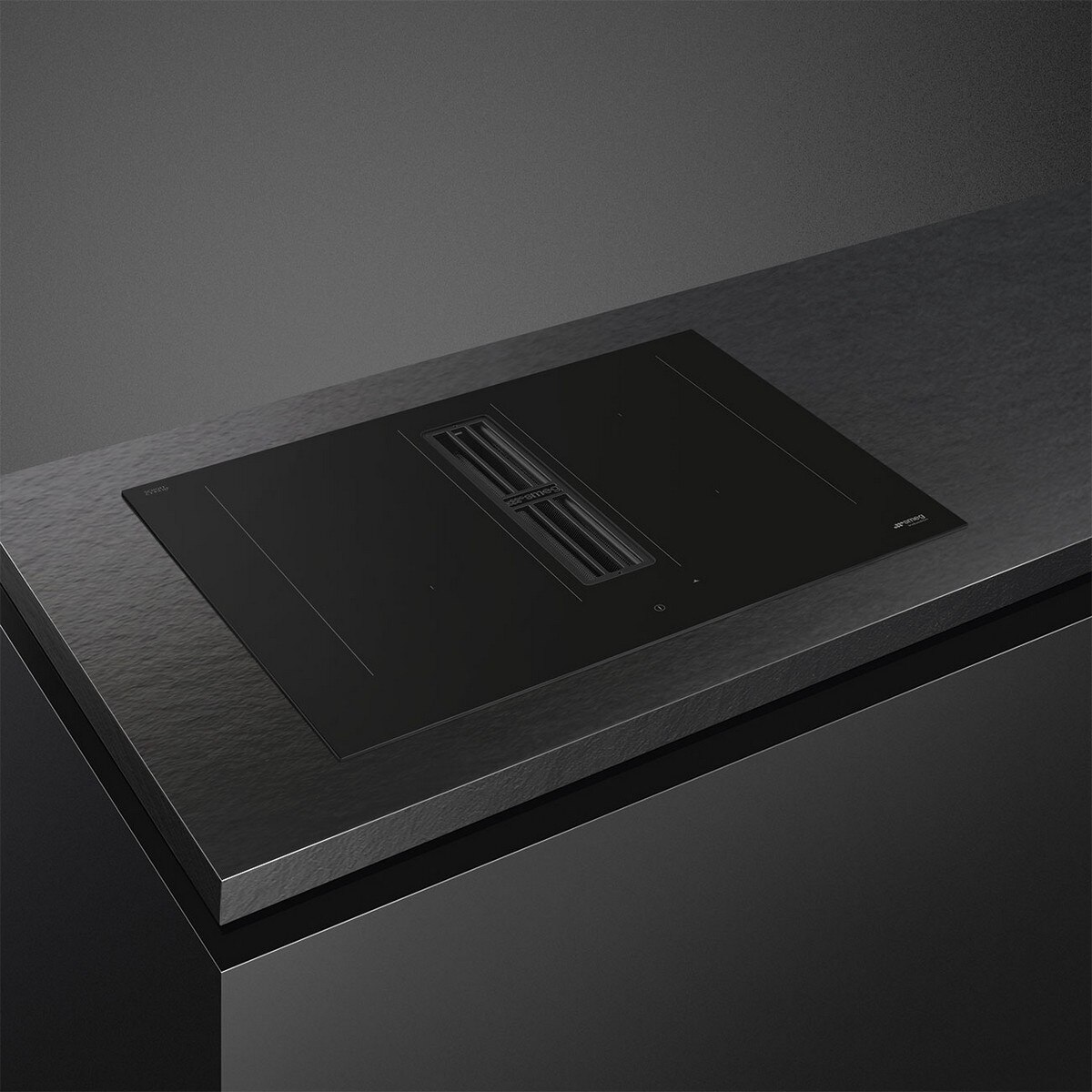 Placa de Indução com Exaustor Integrado Smeg Universal HOBD472D2 de 4 Zonas e de 70 cm - Preto Preto-8