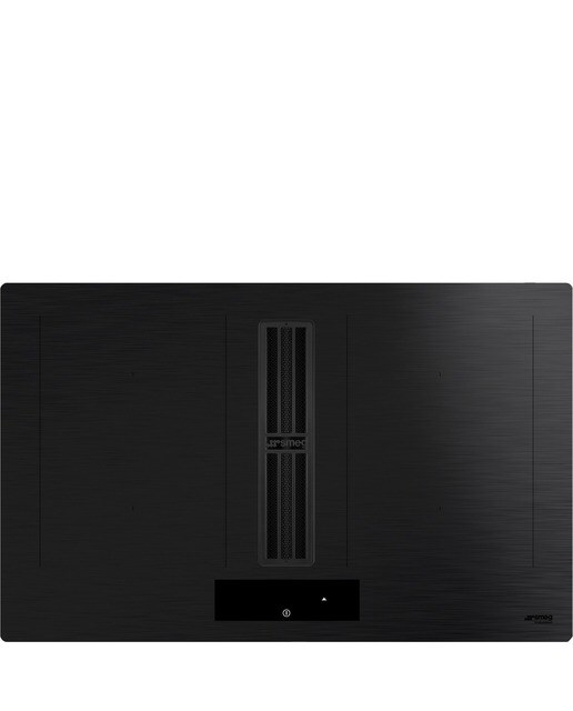 Placa de Indução com Exaustor Integrado Smeg Classica HOBD382MB2 de 4 Zonas e de 83 cm - Preto Mate Preto-1