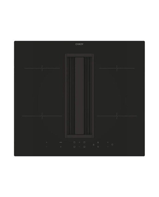 Placa de Indução com Exaustor Integrado Candy CIH6I4CF de 4 Zonas e de 59 cm - Preto Preto-1