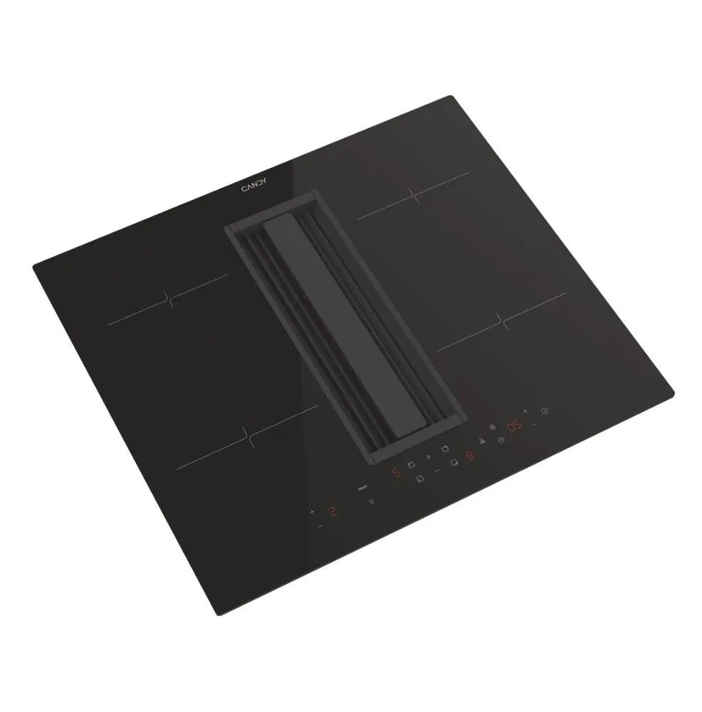 Placa de Indução com Exaustor Integrado Candy CIH6I4CF de 4 Zonas e de 59 cm - Preto Preto-5