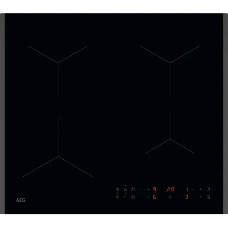 Imagem 0 de Placa de Indução AEG Série 5000 TN64IA00FB Fast&Powerful e de 4 Zonas Powerboost - Preto