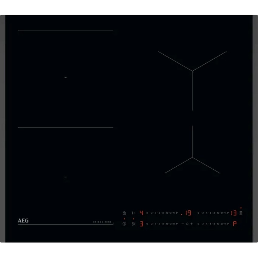 Imagem 0 de Placa de Indução AEG TO64IB0BFB Série 6000 Bridge e 60 cm - Preto