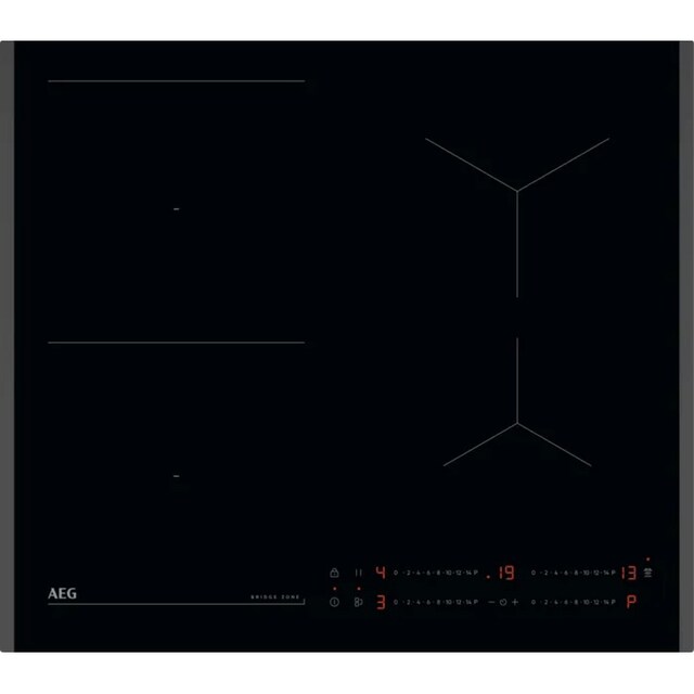 Imagem 0 de Placa de Indução AEG TO64IB0BFB Série 6000 Bridge e 60 cm - Preto