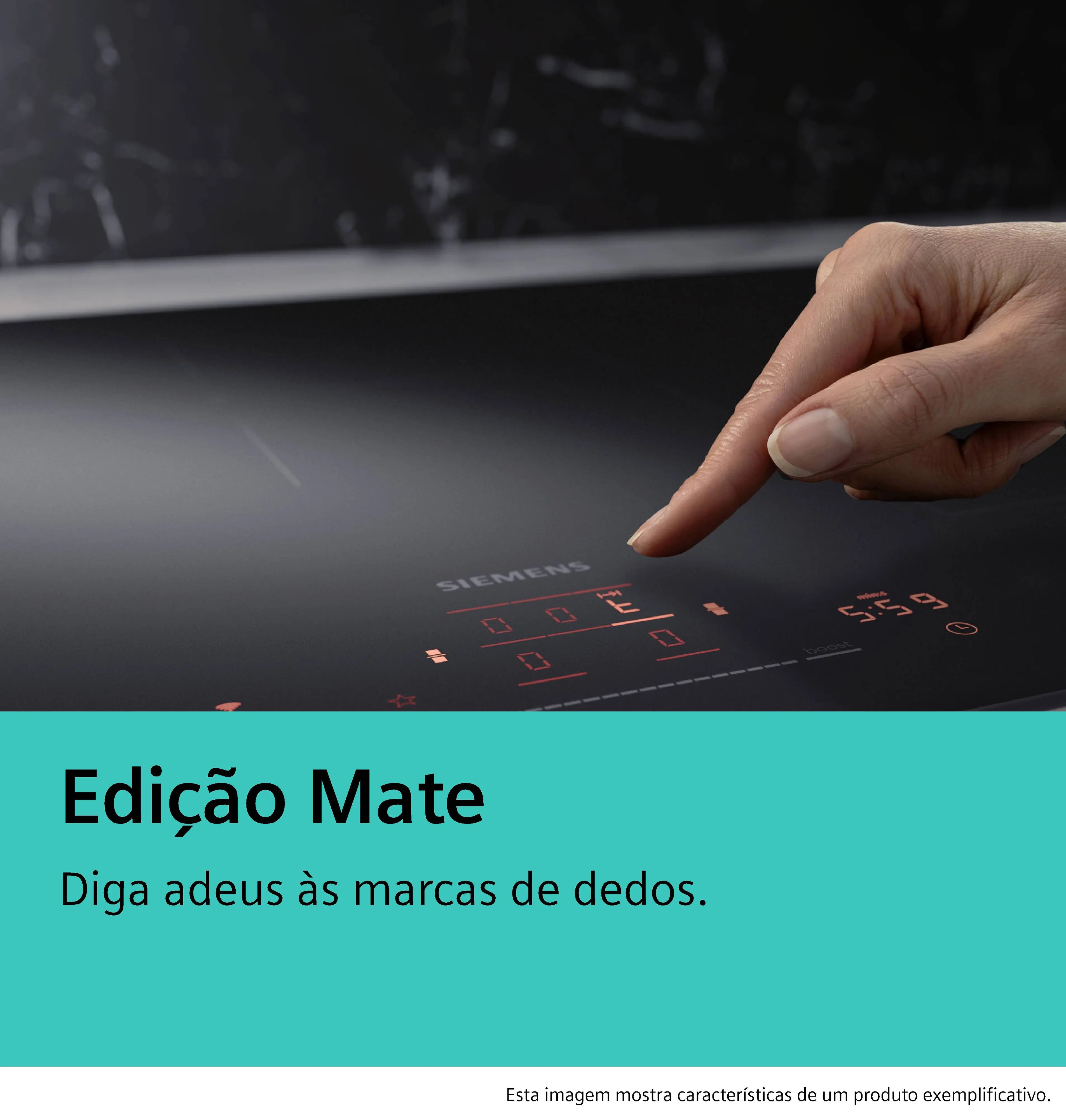 Placa de Indução Siemens iQ700 de 4 Zonas e 60 cm - Preto Mate Preto mate-3