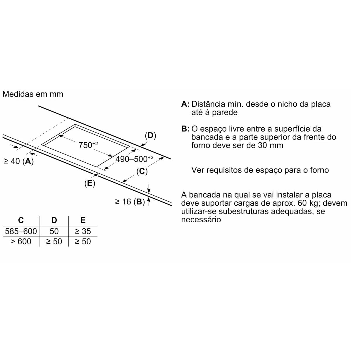 Placa de Indução Bosch Serie 6 PVS81AHC1E PerfectFry Plus com 4 Zonas e de 80 cm - Preto Mate Preto mate-10