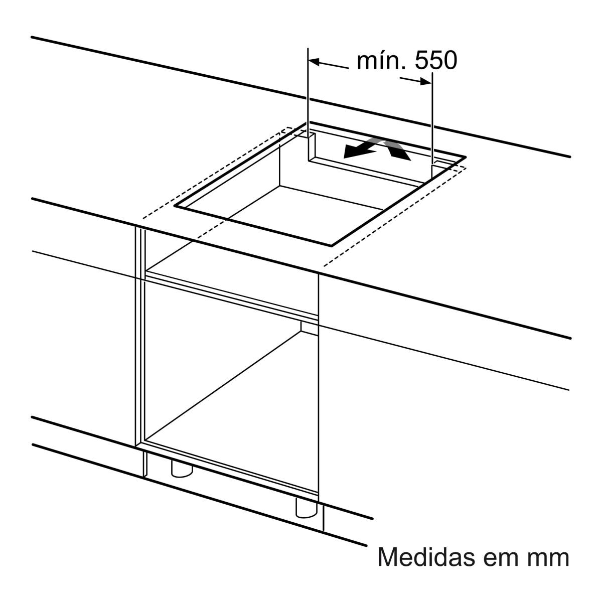 Placa de Indução Bosch Serie 6 PVS81AHC1E PerfectFry Plus com 4 Zonas e de 80 cm - Preto Mate Preto mate-12