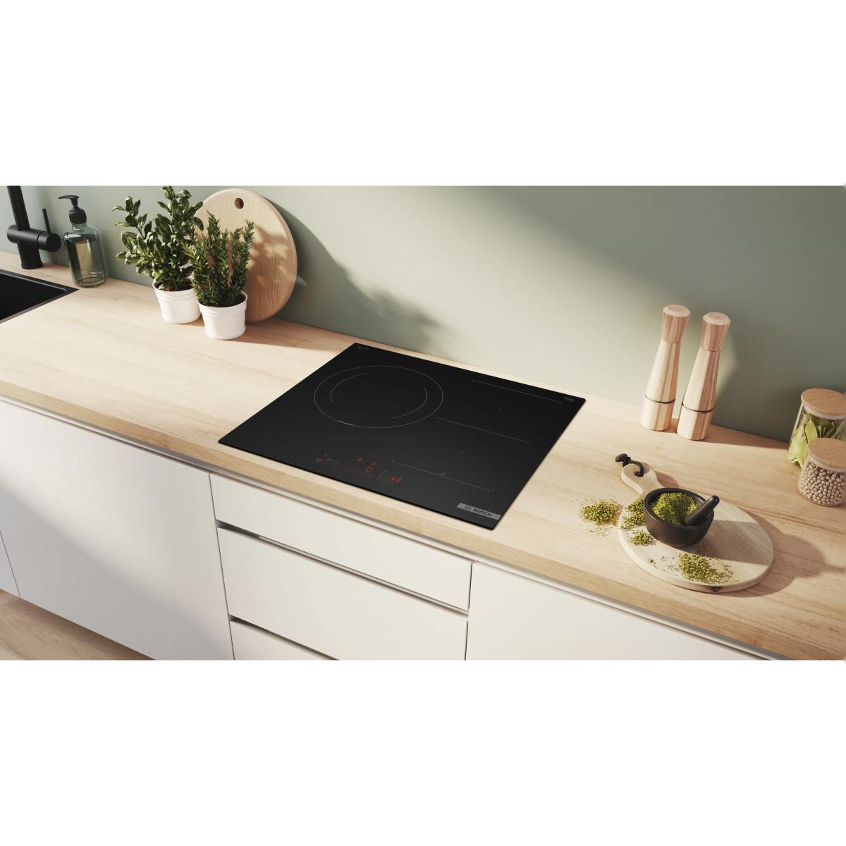 Placa de Indução Bosch Serie 6 PVJ61AHC1E PerfectFry Plus com 3 Zonas e de 60 cm - Preto Mate Preto mate-7