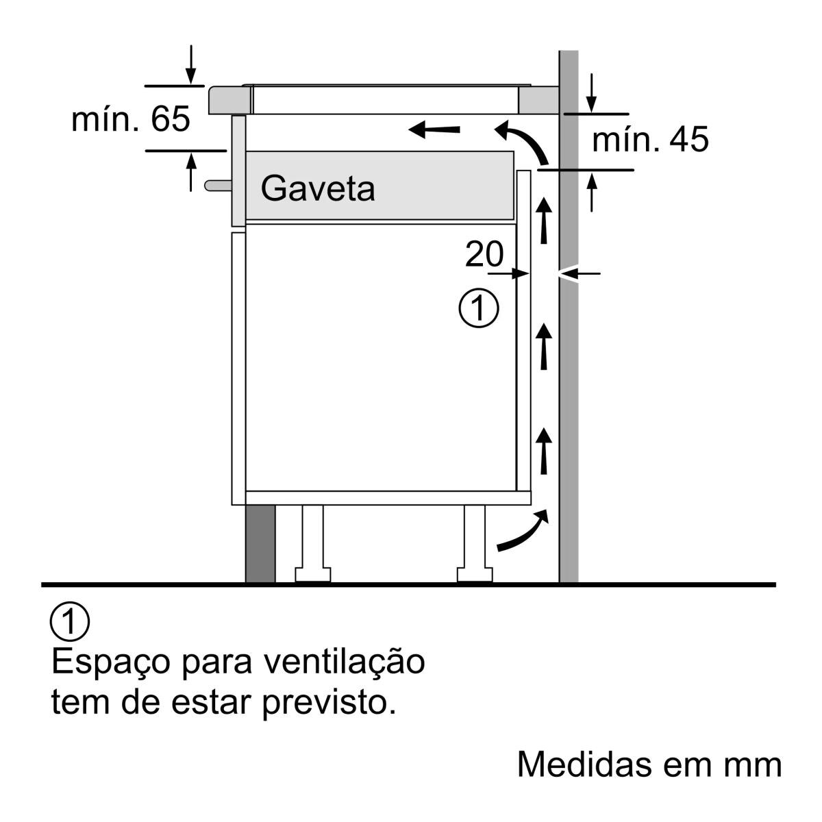 Placa de Indução Bosch Serie 6 PVJ61AHC1E PerfectFry Plus com 3 Zonas e de 60 cm - Preto Mate Preto mate-12