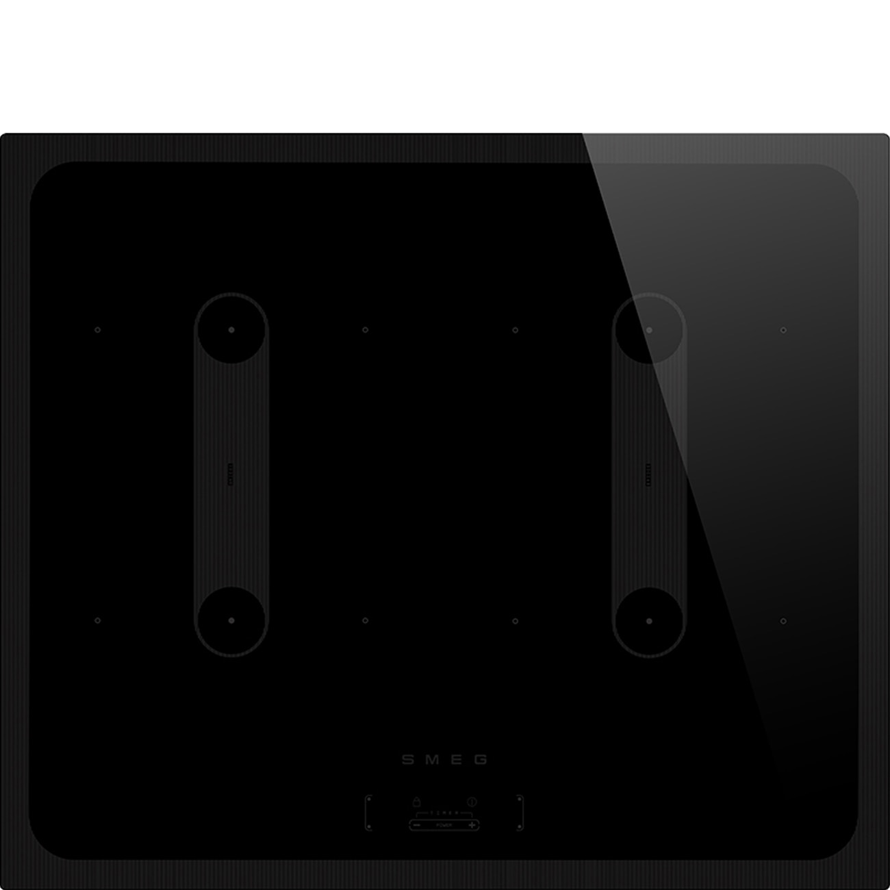 Placa de Indução Smeg SI2B22641D Musa de 4 Zonas e 60 cm - Preto Preto-1