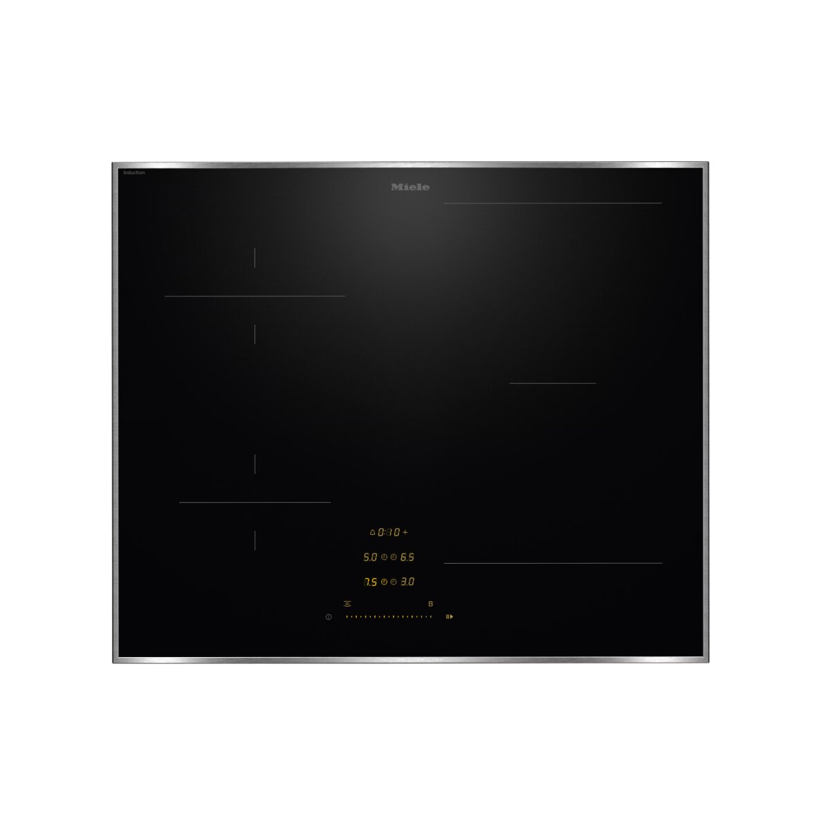 Imagem 0 de Placa de Indução Miele Gold KM 8462 FR de 4 Zonas, com Zona PowerFlex