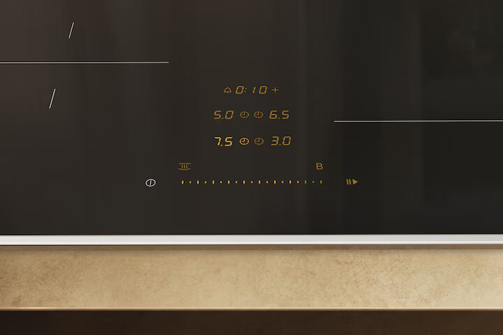 Placa de Indução Miele Gold KM 8462 FR de 4 Zonas, com Zona PowerFlex Preto-3