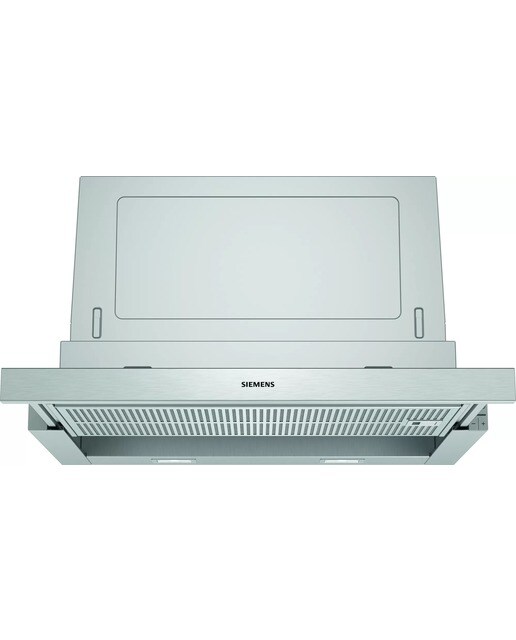 Exaustor Telescópico Encastrável Siemens iQ300 LI67SA531 com 4 Velocidades e de 60 cm - Metálico Prateado Aço-1