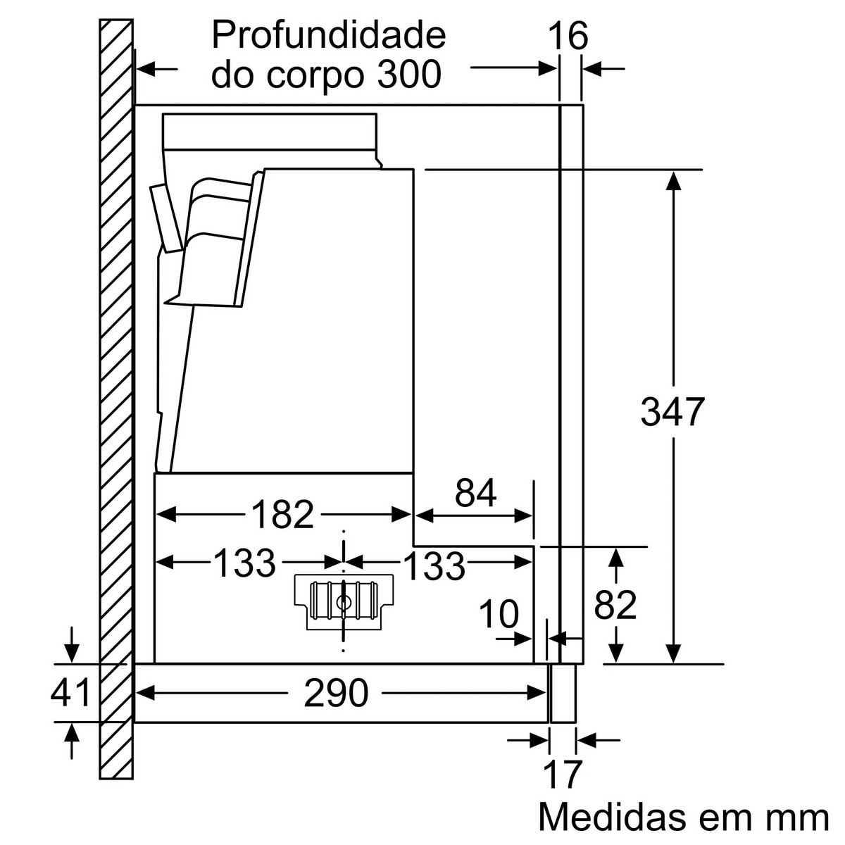 Exaustor Telescópico Encastrável Balay 3BT267MX com 4 Velocidades e de 60 cm - Metálico Prateado Aço-6