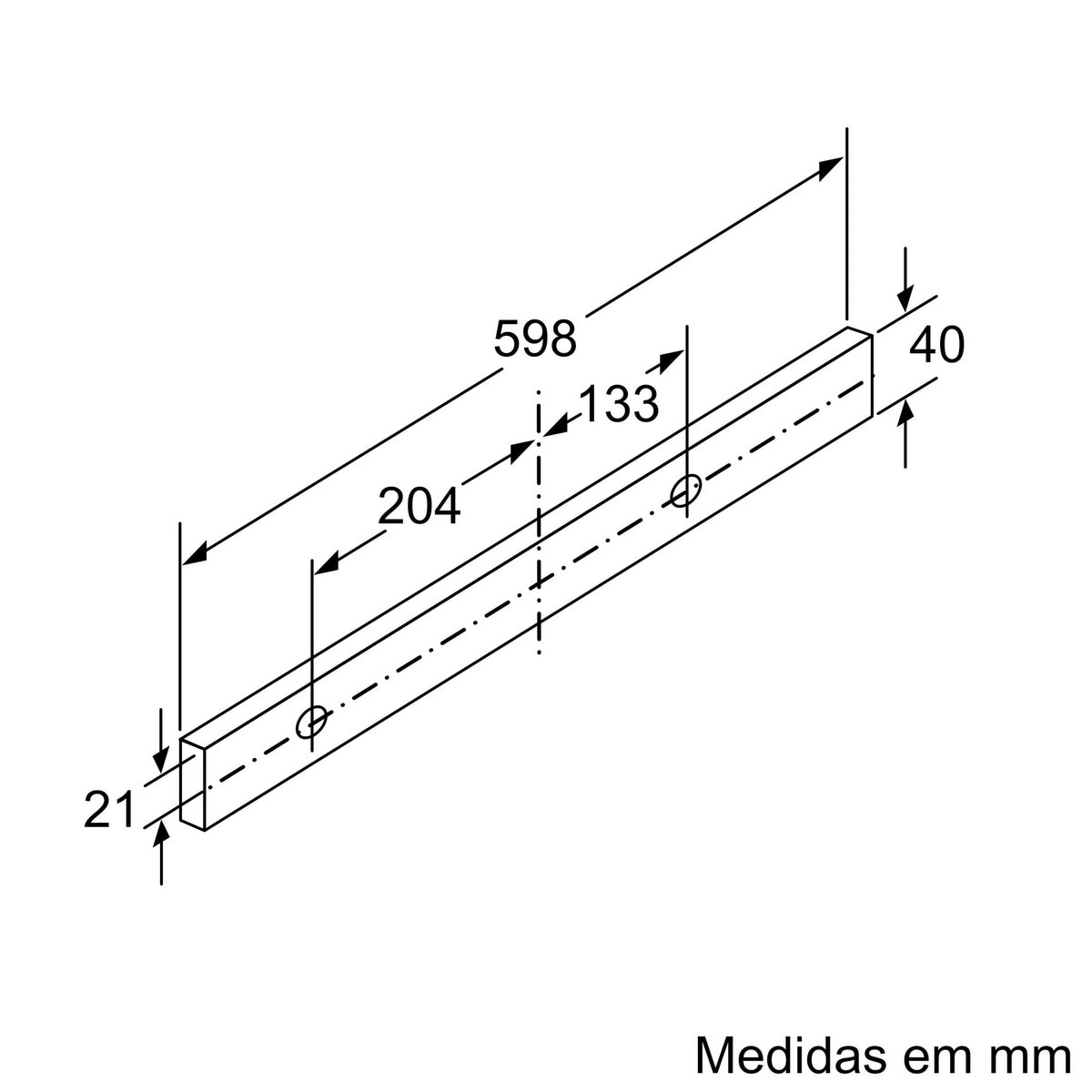 Exaustor Telescópico Encastrável Balay 3BT267MX com 4 Velocidades e de 60 cm - Metálico Prateado Aço-8