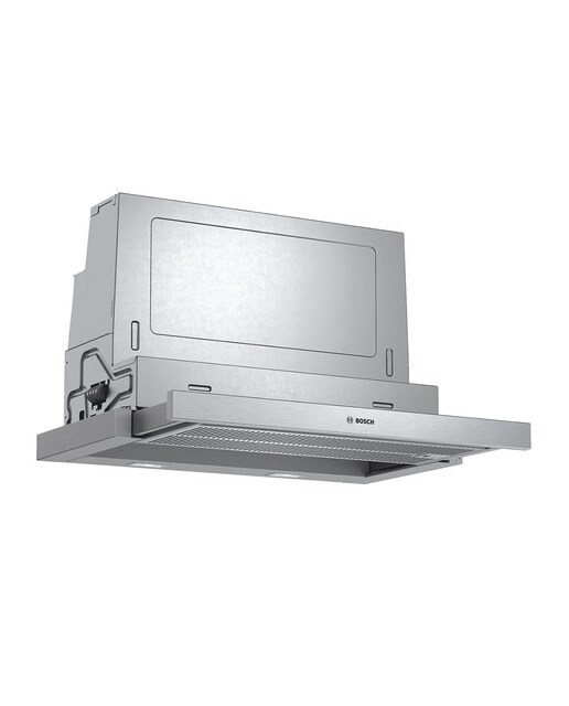 Exaustor Telescópico Encastrável Bosch Série 4 DFS067A51 com 4 Velocidades e de 60 cm - Prateado Metálico Prateado-1