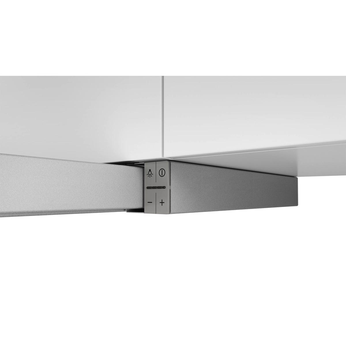 Exaustor Telescópico Encastrável Bosch Série 4 DFS067A51 com 4 Velocidades e de 60 cm - Prateado Metálico Prateado-3