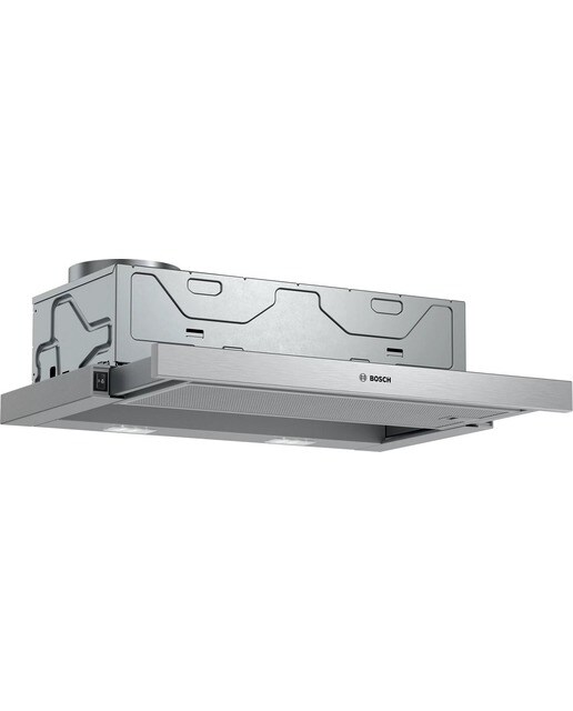 Exaustor Telescópico Encastrável Bosch Série 2 DFM064W54 com 3 Velocidaes e de 60 cm - Prateado Metálico Prateado-1