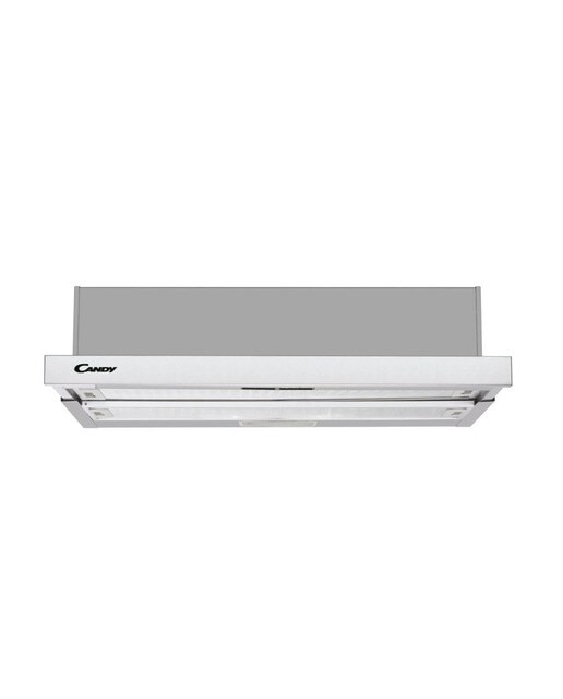 Exaustor Telescópico Encastrável Candy CBT6RGX de 3 Velocidades e de 60 cm - Metal Grey Inox-1