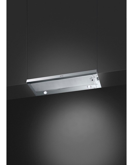 Exaustor Telescópico Encastrável Smeg Universal KSET96E2 de 3 Velocidades e de 90 cm - Inox Inox-1