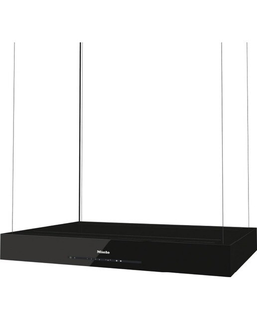Exaustor de Ilha Miele DA 6708 D Aura Ed. 6000 com Iluminação LED - Preto Obsidiana Preto-1