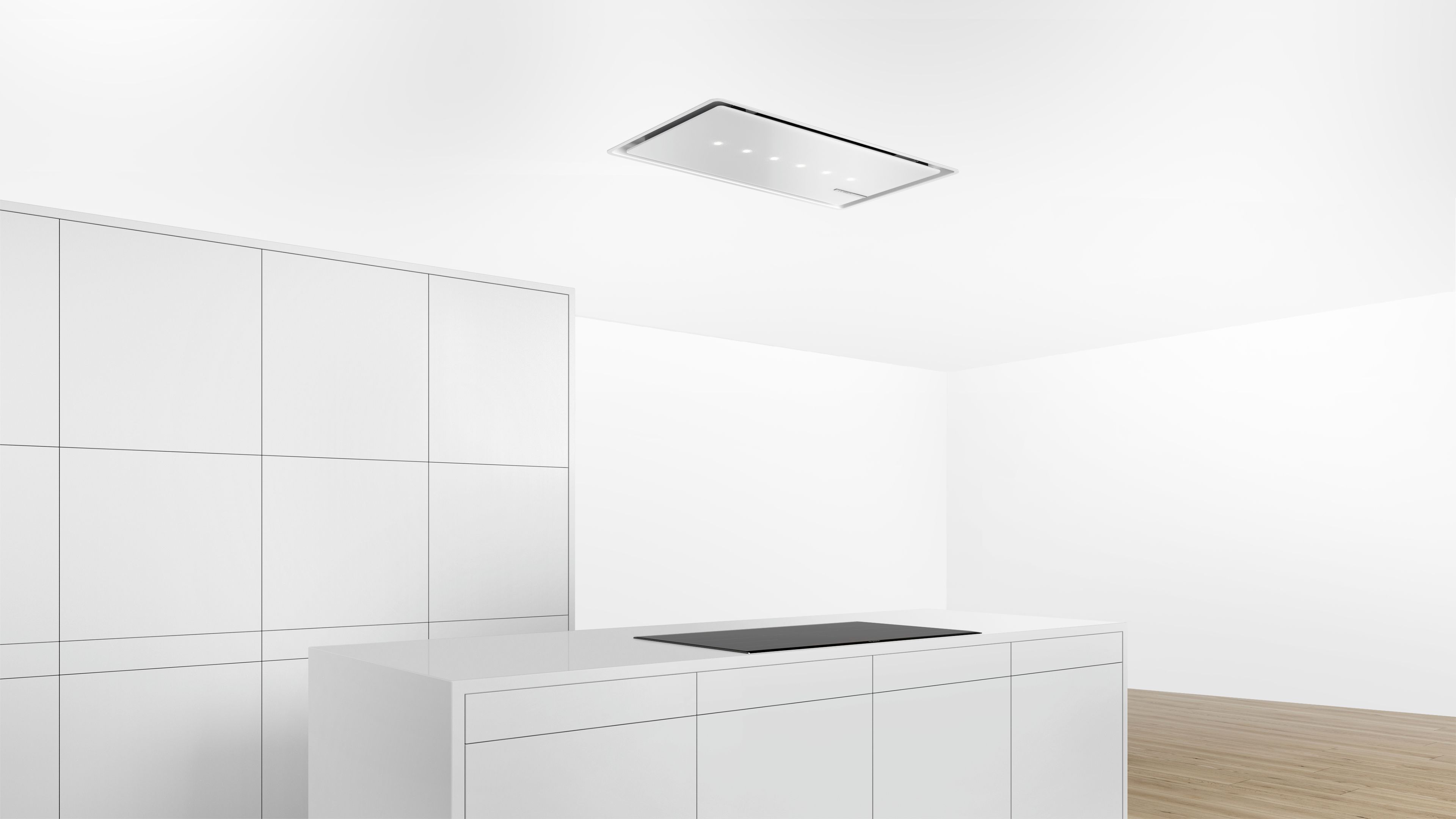Exaustor de Teto Encastrável Bosch Série 8 Home Connect DRC99PS20 com 5 Velocidades e de 90 cm - Branco Cristal branco-2