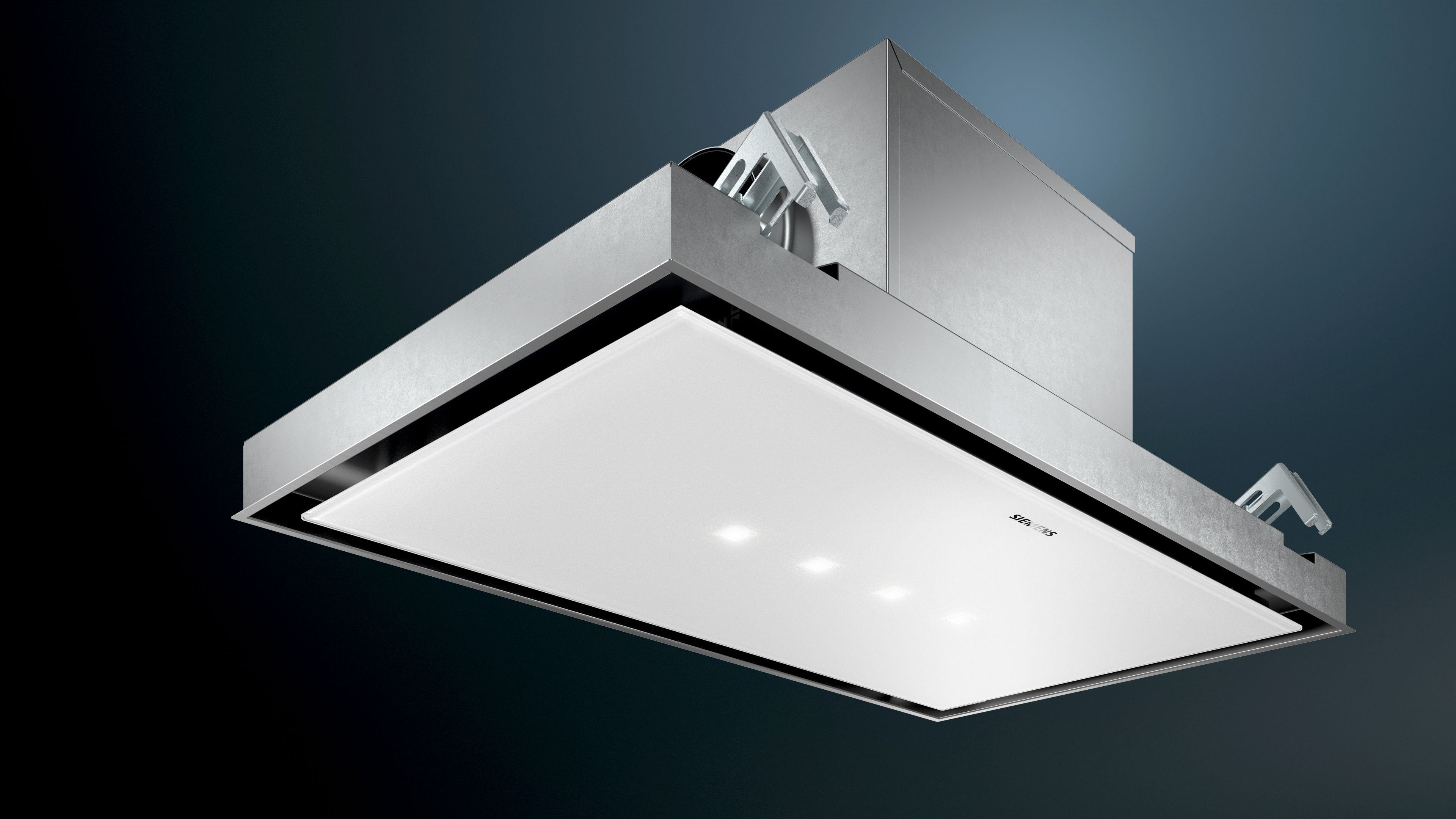 Exaustor de Teto Encastrável Siemens iQ500 LR97CBS20 de 5 Velocidades e de 90 cm - Branco Cristal branco-2