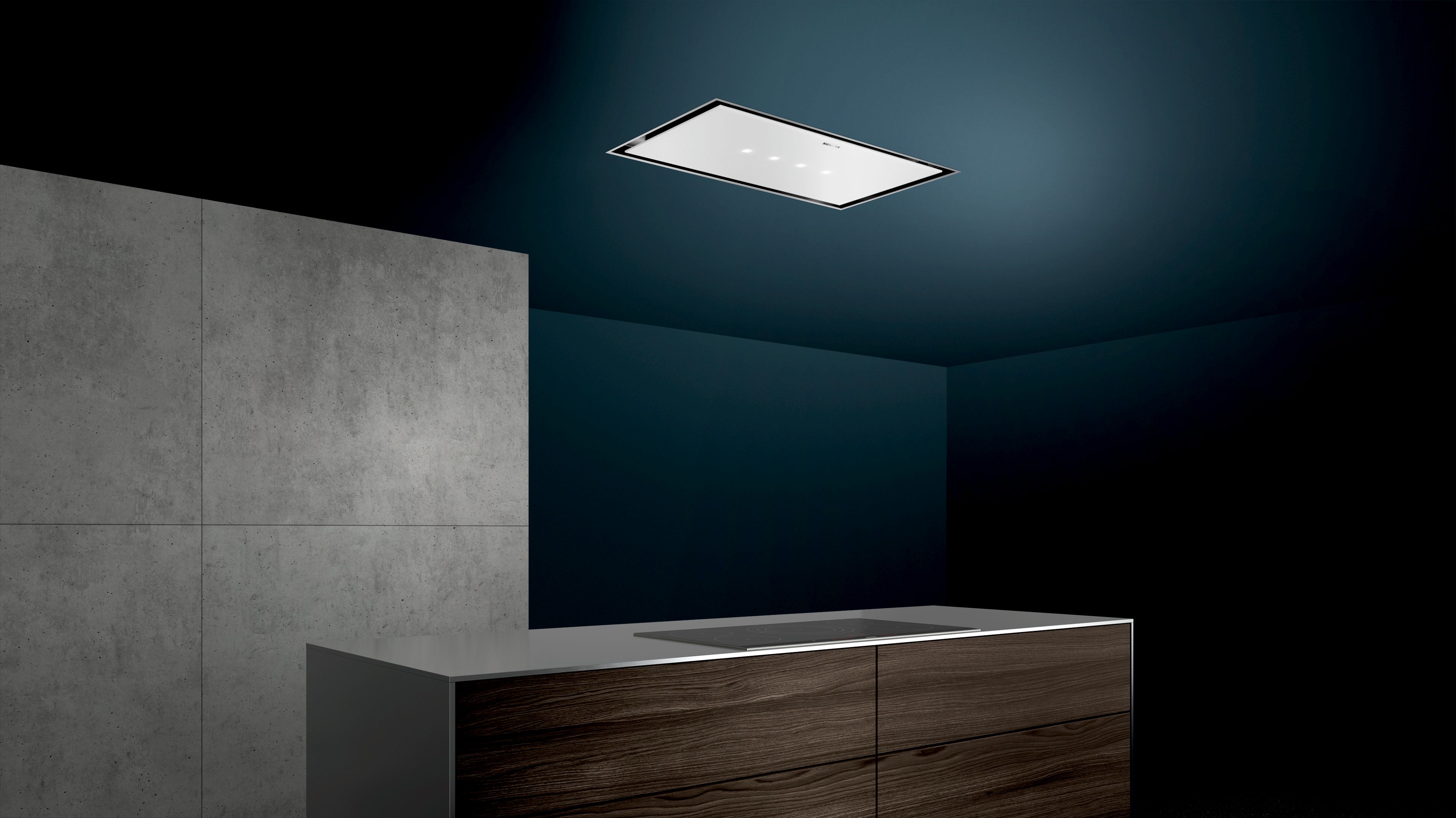 Exaustor de Teto Encastrável Siemens iQ500 LR97CBS20 de 5 Velocidades e de 90 cm - Branco Cristal branco-3