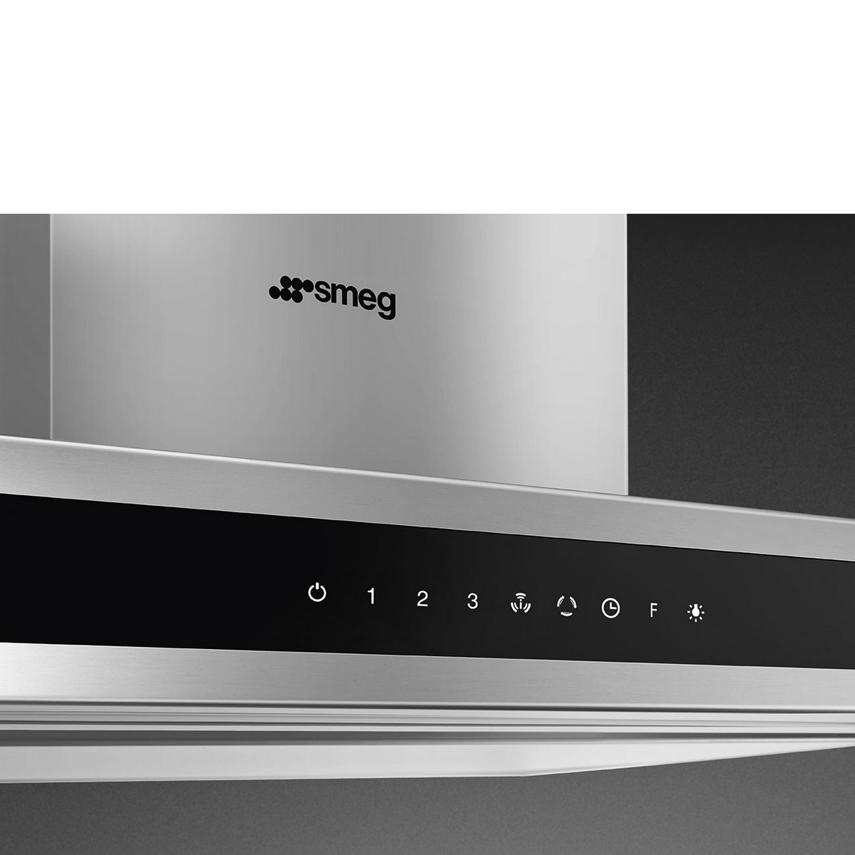 Exaustor de Ilha Smeg Universal KLTI9L4X de 4 Velocidades e de 90 cm - Aço Inox e Vidro Inox-4