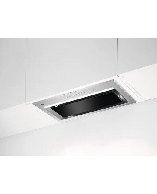 Exaustor Encastrável AEG Série 9000 GDG966AL AutoSense, 3 Velocidades + Intensiva, de 60 cm e 40 dB(A - Inox e Black Glass Inox-1