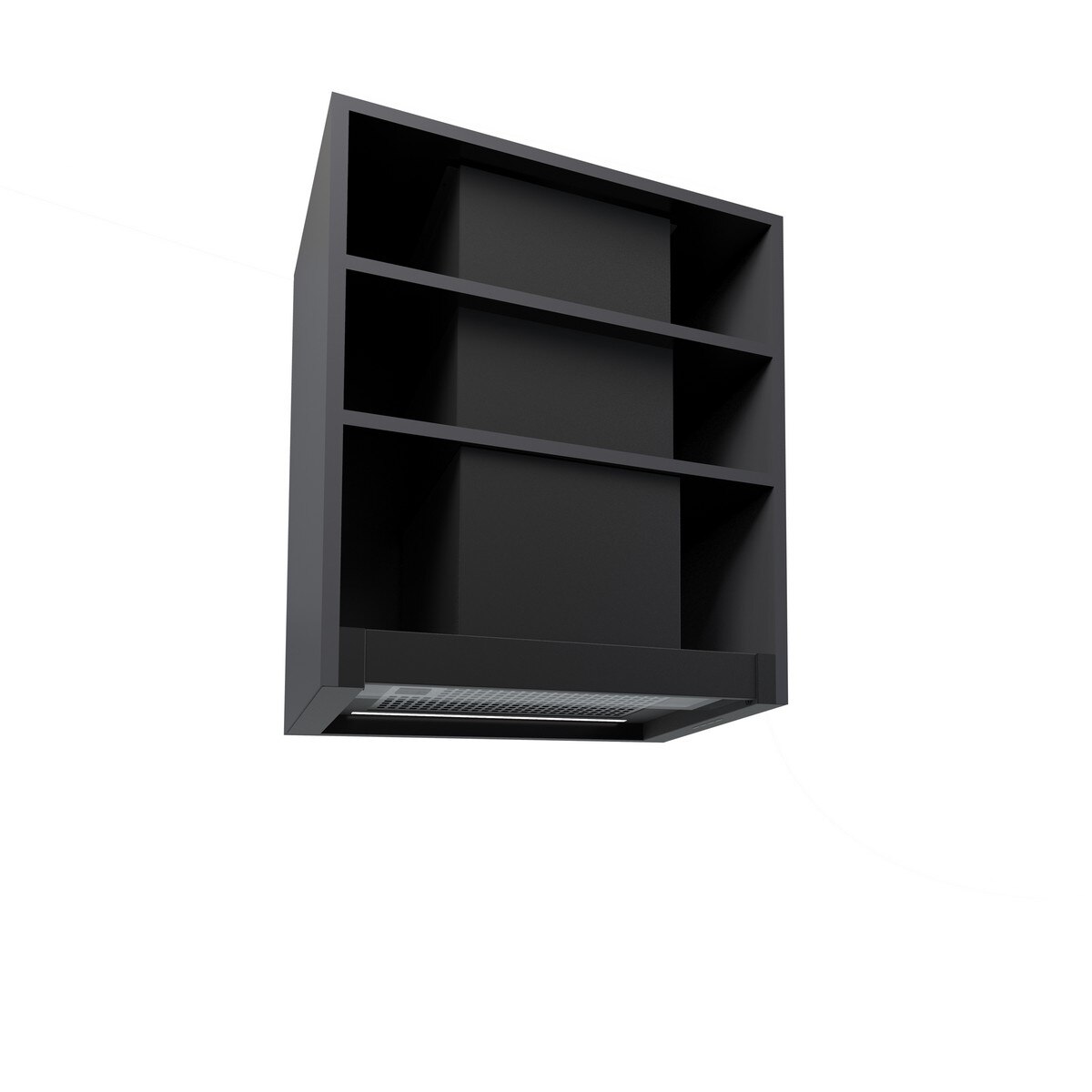 Exaustor de Filtragem Cata CORONA BK 60 de 3 Velocidades + 1 Turbo Preto-5