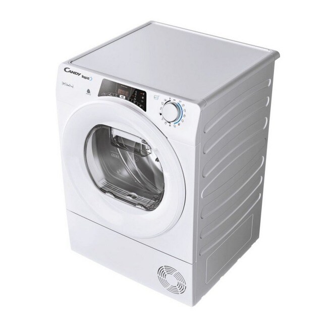 Máquina de Secar Roupa Candy RapidÓ ROE H9A2TE-S Bomba de Calor e Controlo Remoto Wi-Fi + BLE e de 9 Kg - Branco Branco-2