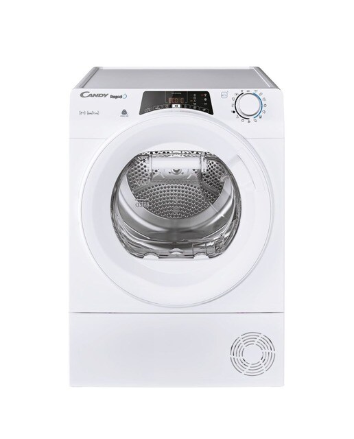 Máquina de Secar de Roupa Candy Rapidó ROE H8A2TE-S com Wi-Fi + BLE e Bomba de Calor e de 8 Kg - Branco Branco-1