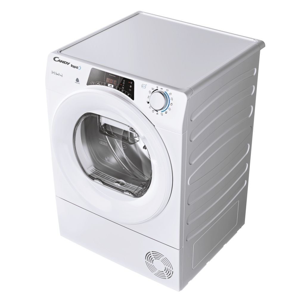 Máquina de Secar de Roupa Candy Rapidó ROE H8A2TE-S com Wi-Fi + BLE e Bomba de Calor e de 8 Kg - Branco Branco-3