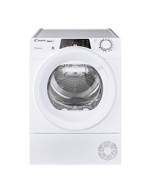 Máquina de Secar a Roupa Candy Rapidó ROE H11A2TE-S com Wi-Fi + BLE e Bomba de Calor e de 11 Kg - Branco Branco-1