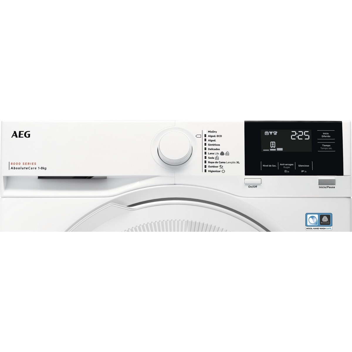 Máquina de Secar Roupa AEG Série 8000 TR818A2OB Bomba de Calor, ÖkoFlow, Woolmark Blue, AbsoluteCare de 8 Kg - Branco Branco-2