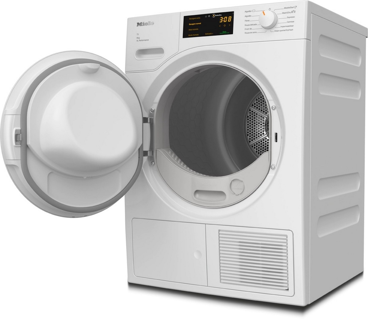 Máquina de Secar Roupa Miele TWC364WP PerfectDry, EcoDry e AddLoad com Bomba de Calor e de 9 Kg - Branco Branco-2