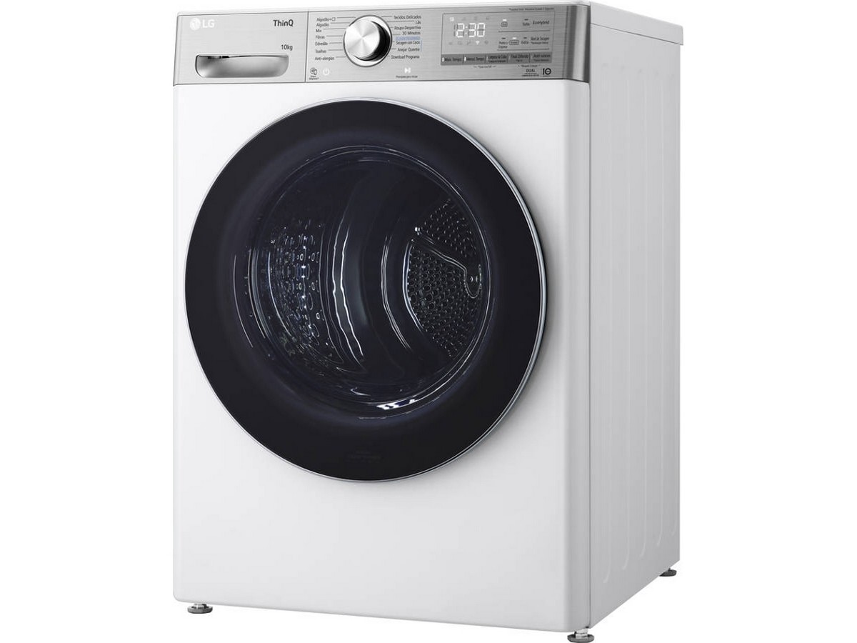 Máquina de Secar Roupa LG RH10V9AV2WR Condensação por Bomba de Calor e de 10 Kg - Branco Branco-3
