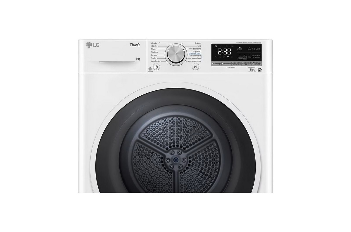 Máquina de Secar Roupa LG RH90V5AV6N Condensação por Bomba de Calor Dual Inverter de 9 Kg - Branco Branco-5