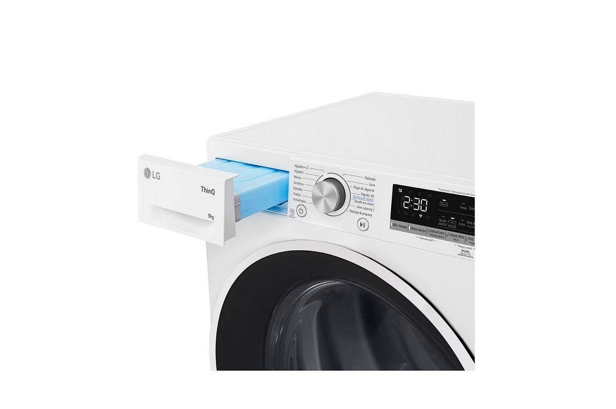 Máquina de Secar Roupa LG RH90V5AV6N Condensação por Bomba de Calor Dual Inverter de 9 Kg - Branco Branco-6