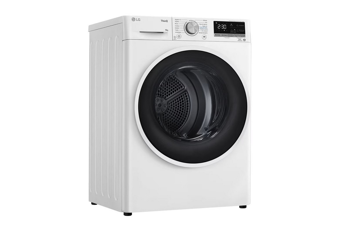 Máquina de Secar Roupa LG RH90V5AV6N Condensação por Bomba de Calor Dual Inverter de 9 Kg - Branco Branco-8