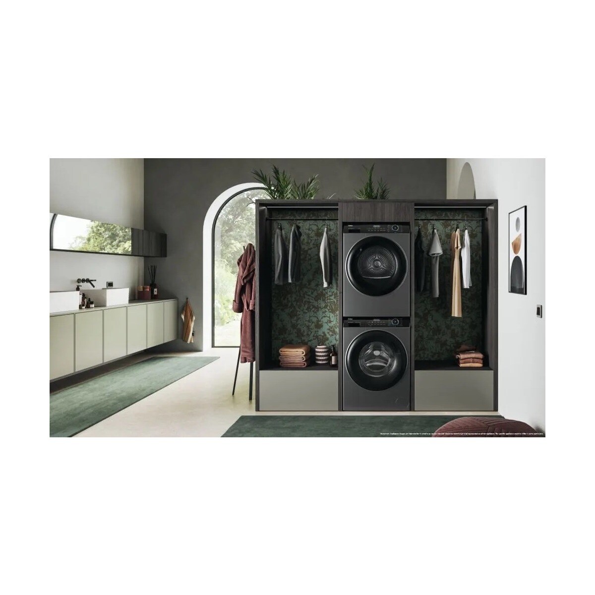 Máquina de Secar Roupa Haier I-Pro Série 3 HD90-A3939R-S Bomba de Calor Inverter e de 9 Kg - Antracite Antracite-7