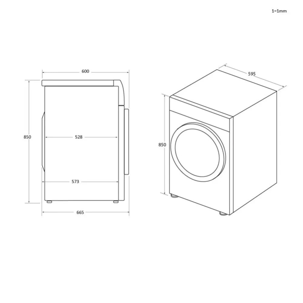Máquina de Secar Roupa Haier I-Pro Série 3 HD90-A3939R-S Bomba de Calor Inverter e de 9 Kg - Antracite Antracite-8