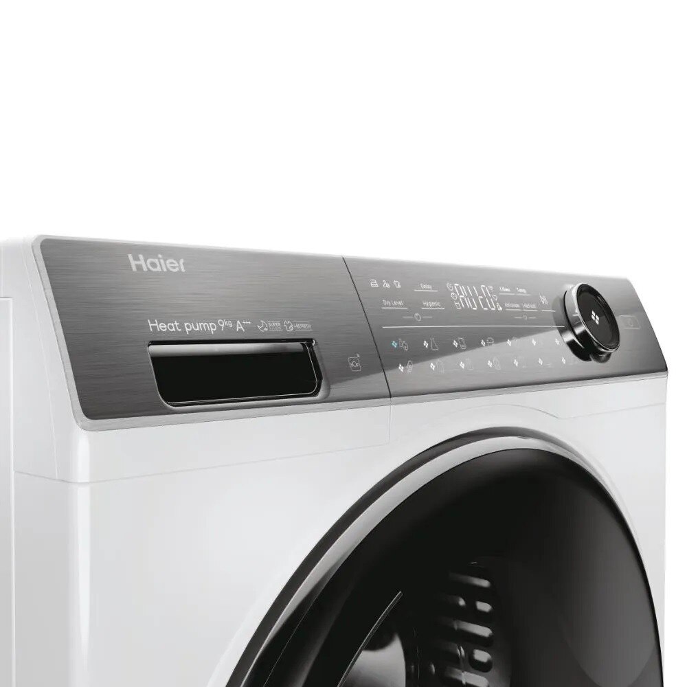 Máquina de Secar Roupa Haier I-Pro Série 7 Plus HD90-A3Q979U1 Bomba de calor Inverter e de 9 Kg - Branco Branco-5